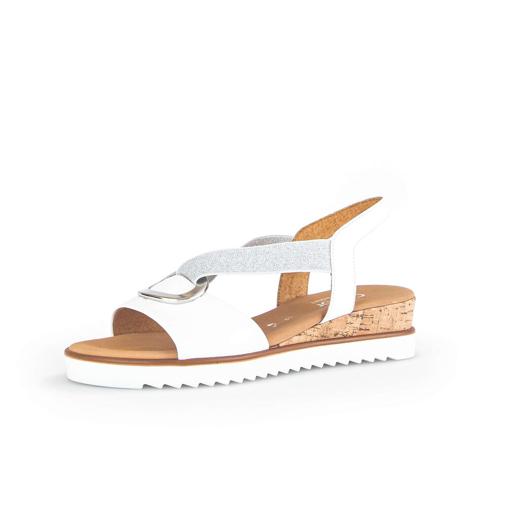 Gabor comfort Keilsandalette weiß