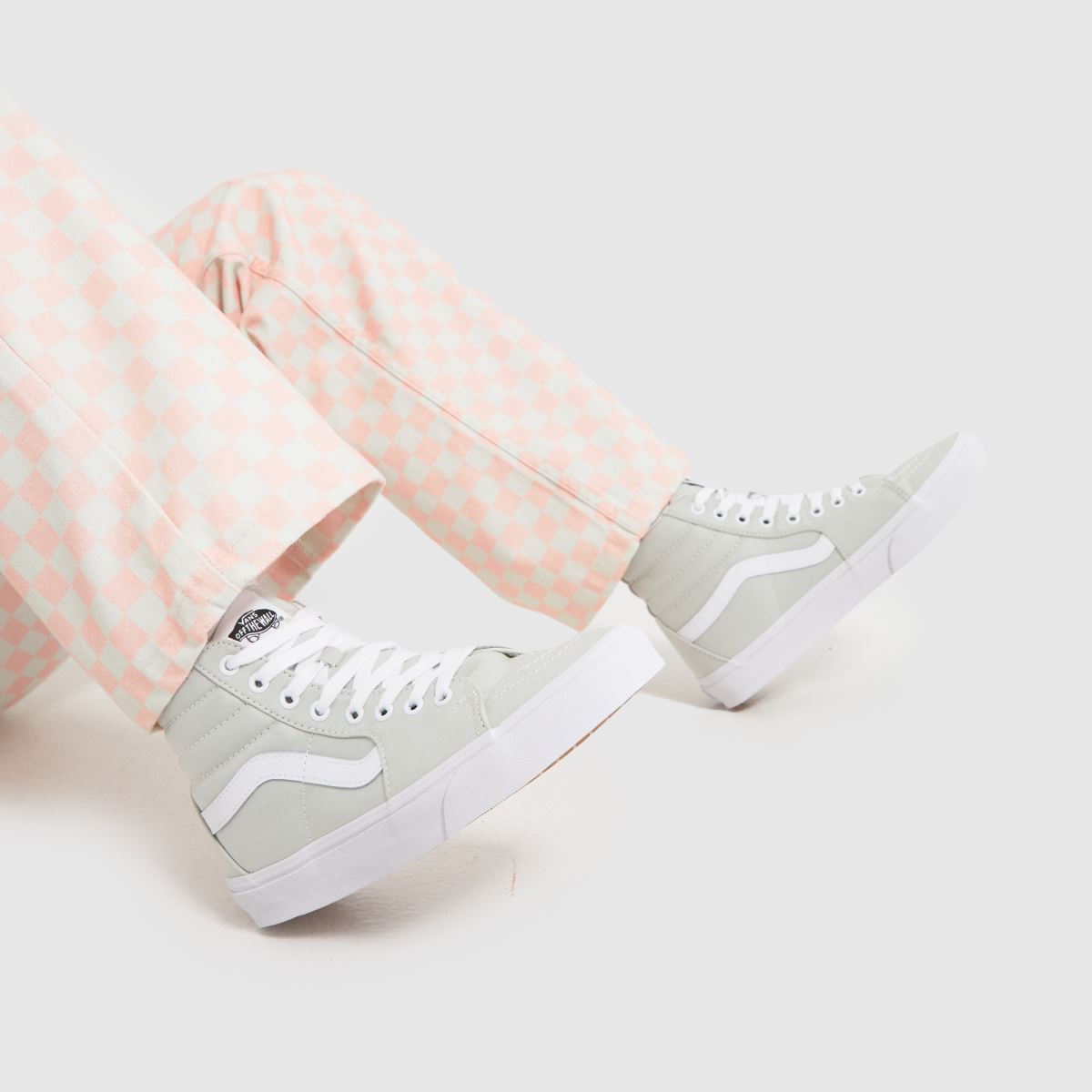 Vans – Sk8-Hi – Ljusgröna sneakers