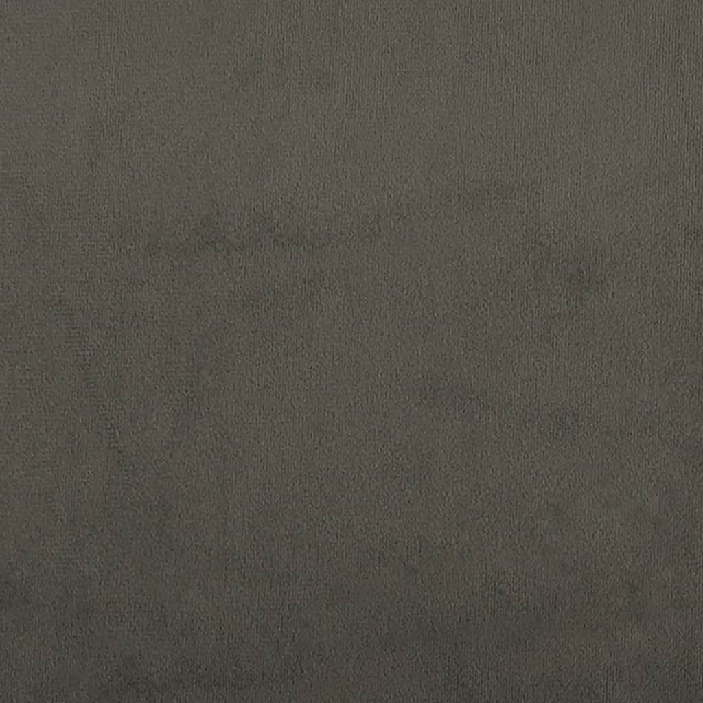möbelando Schaukelstuhl Hattert (B/H/T: 61x98x78 cm), aus Samt (100% Polyester), massives Buchenholz, Stahl in Dunkelgrau