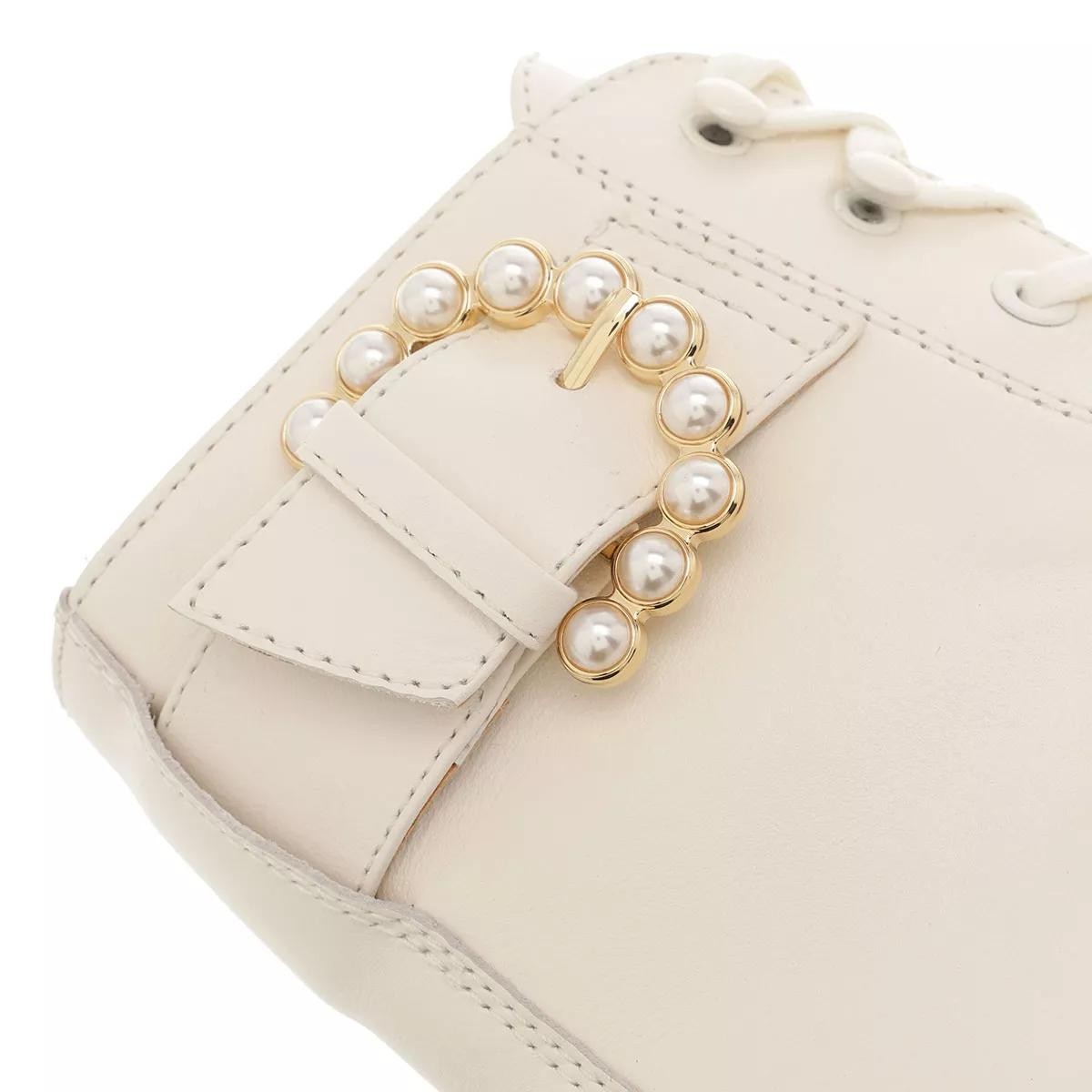 STUART WEITZMAN Stiefeletten weiss Schnürstiefel