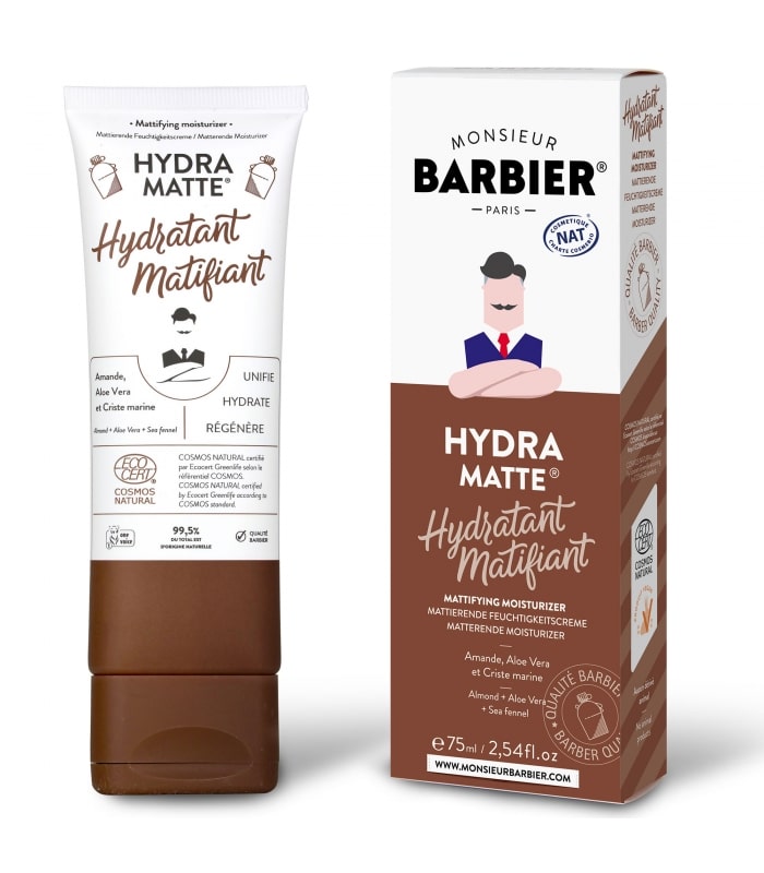 MONSIEUR BARBIER-HYDRA MATTE-Créme Hydratante Matifiance Cosmos Nat pour Hommes