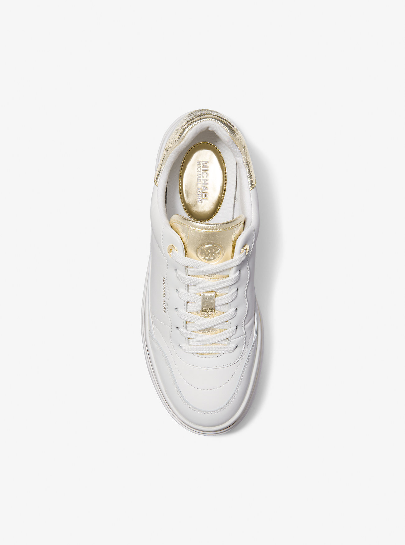 Hayes Platform Sneaker i skinn - BLEKEGYLL
