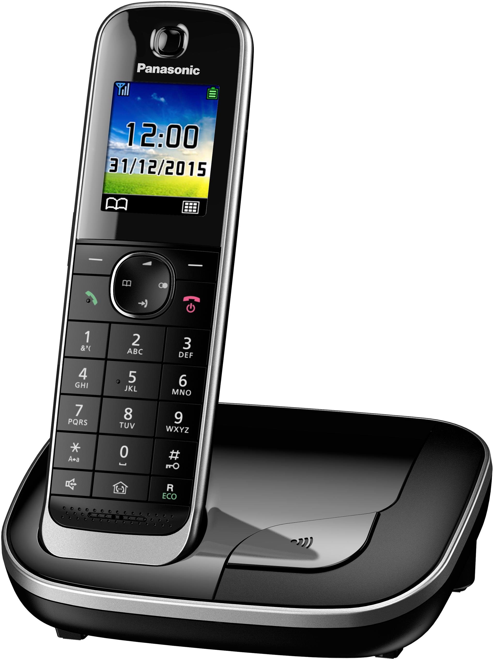 Panasonic KX-TGJ310 Schnurloses DECT-Telefon (Mobilteile: 1, Weckfunktion, Freisprechen)