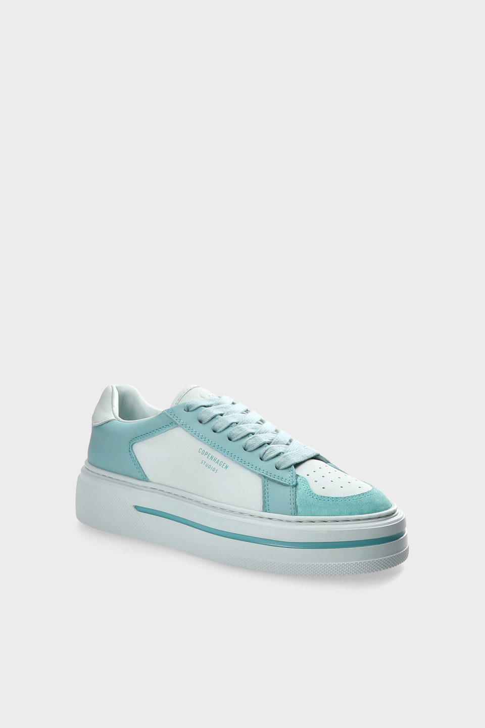 CPH181 leather mix aqua