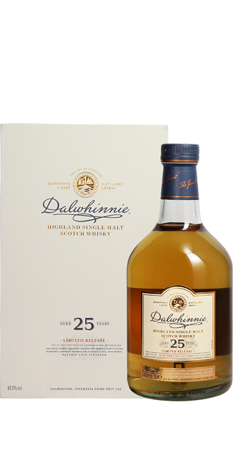 Whisky / Ecosse Dalwhinnie   Highland  70 cl - Single malt - 25 ans d'âge