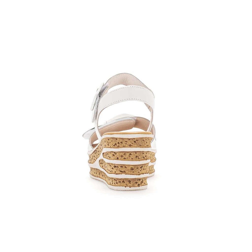 Gabor fashion Keilsandalette weiß
