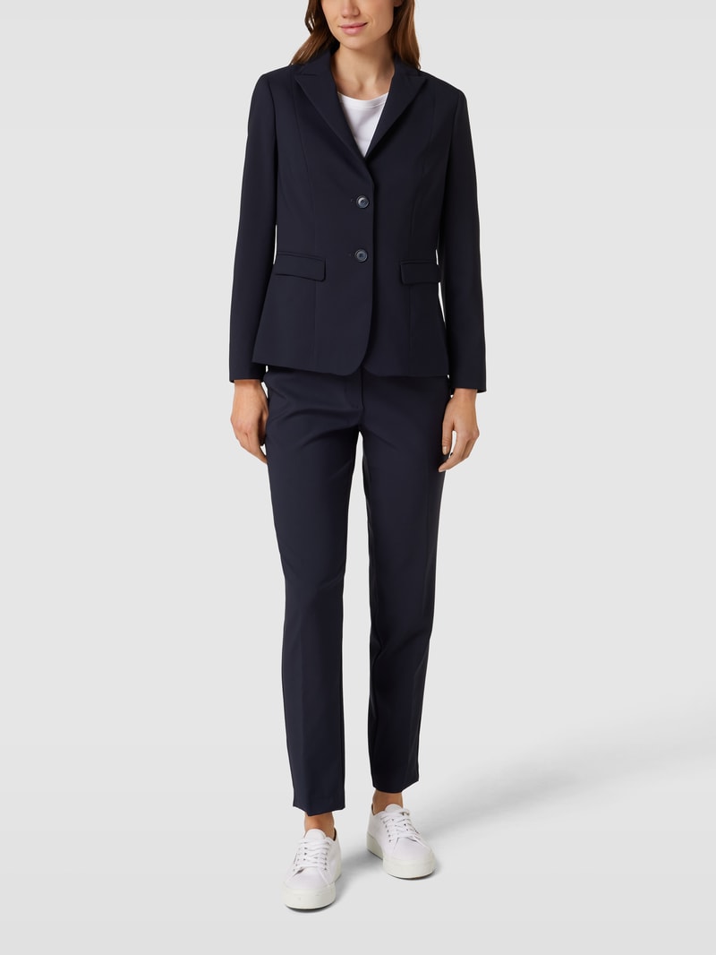 Blazer mit angedeuteten Taschen in marineblau