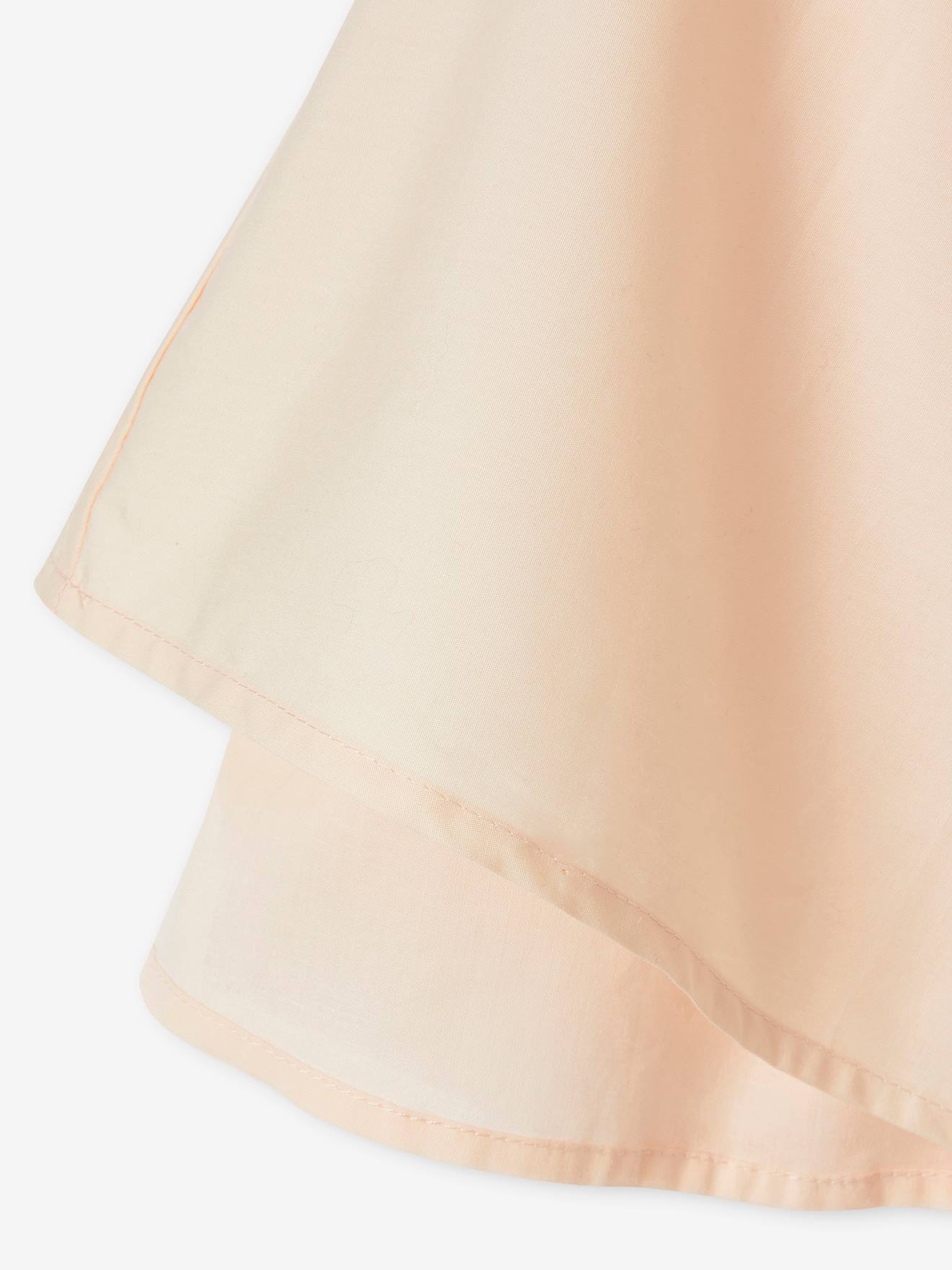 Vertbaudet Festliches Mädchen Kleid mit Makrameespitze Oeko-Tex - rosa nude