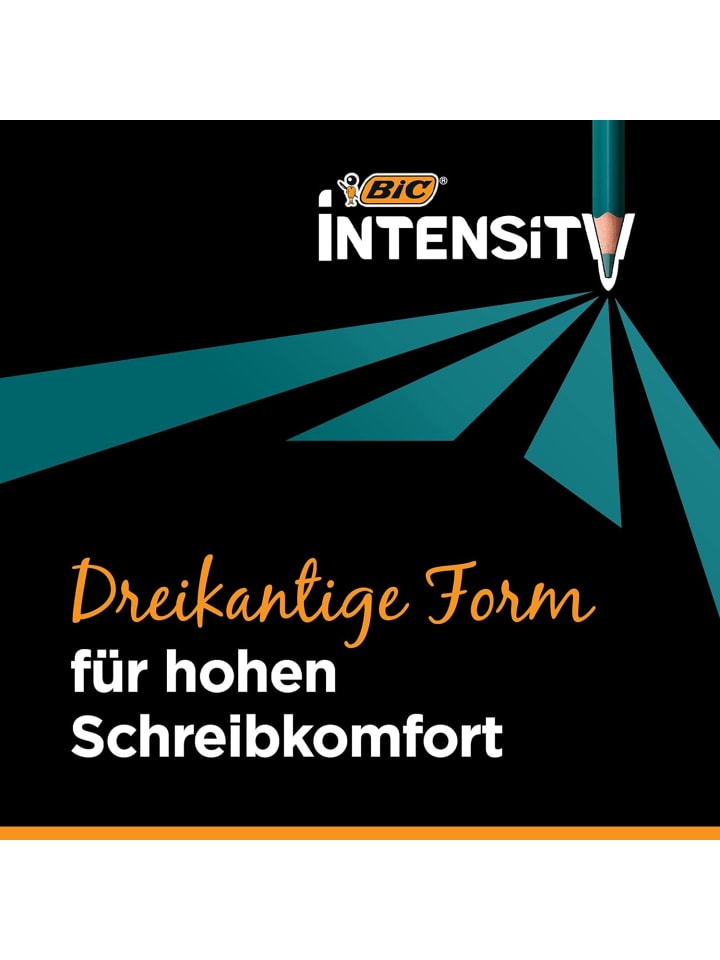 Bic Intensity Buntstifte, Malstifte zum Malen in 24 Farben, im Karton Etui, Bruchsic günstig kaufen onesize