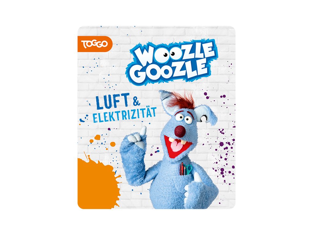 tonies Hörspielfigur Tonies-Woozle Goozle - Luft & Elektrizität, (1-St), Magnethaftend, handbemalt, integrierter NFC-Chip, Material: Kunststoff