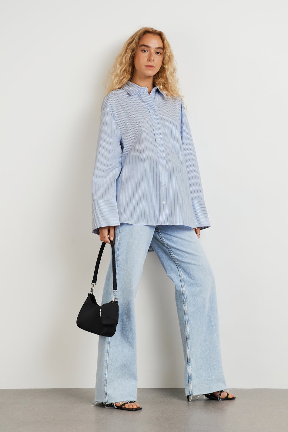 Gizem oversized poplin shirt