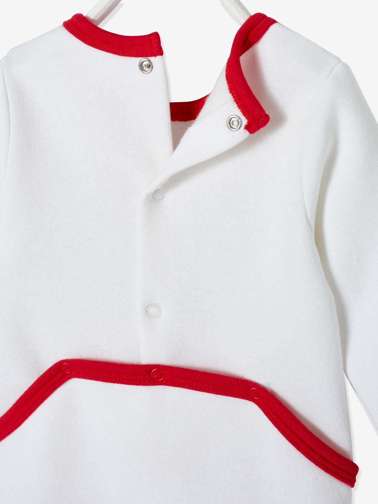 Pyjama noël bébé fille DS® Minnie blanc / rouge