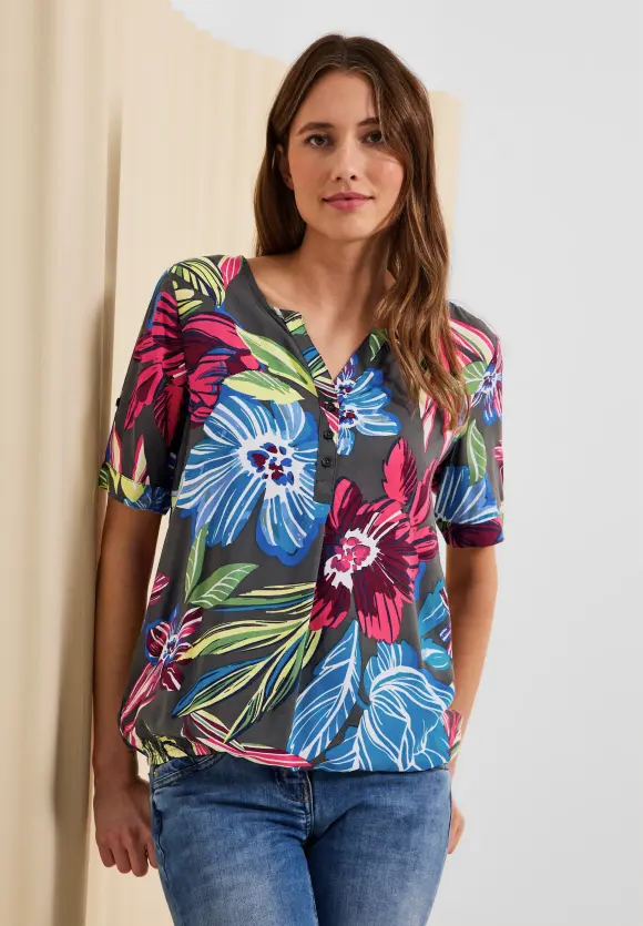 CECIL Bluse mit Blumenprint