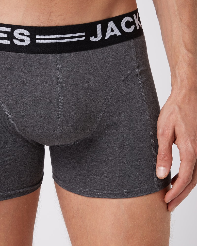 Trunks mit Stretch-Anteil in dunkelgrau meliert