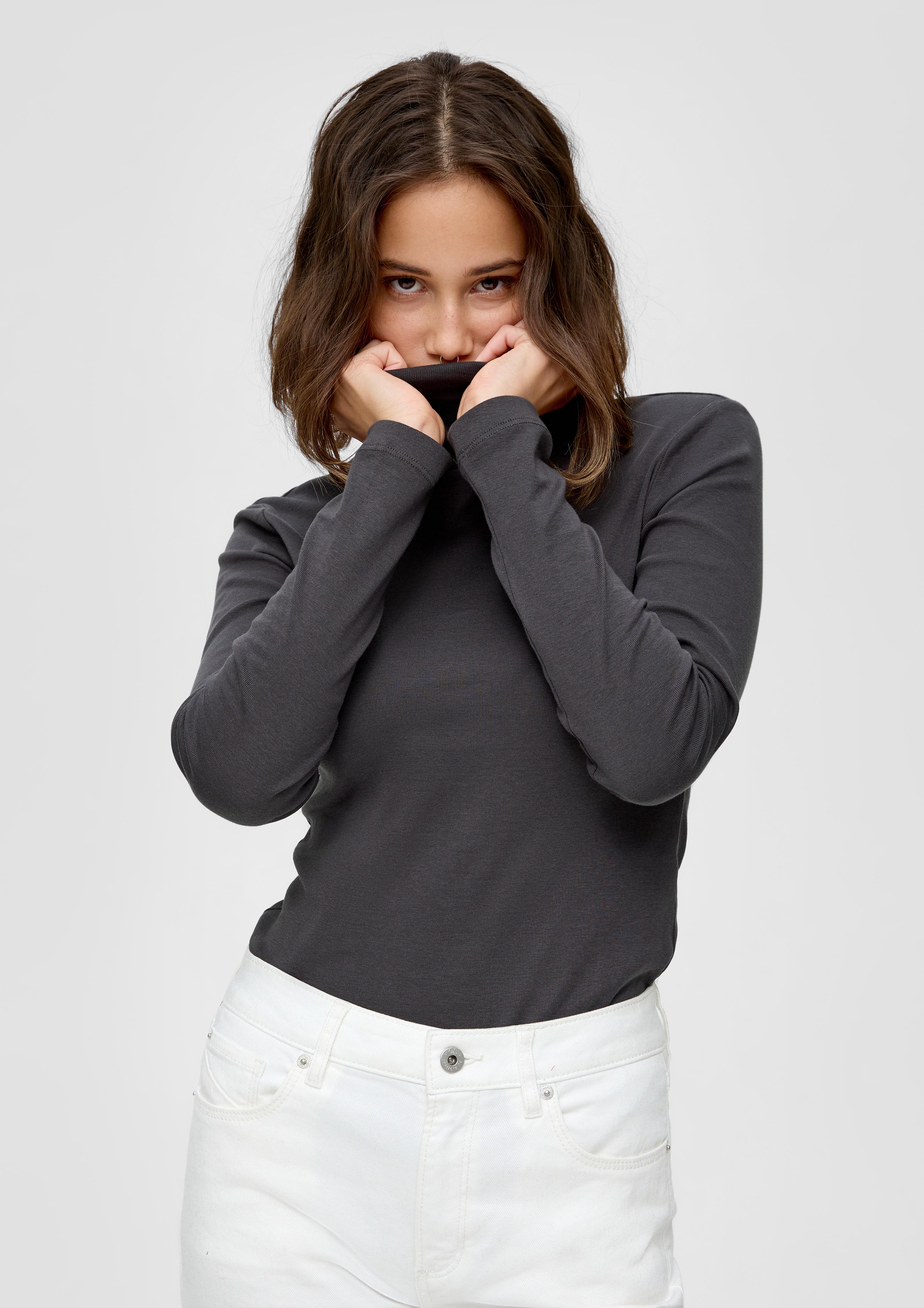 Longsleeve mit Turtleneck  2133440-9858