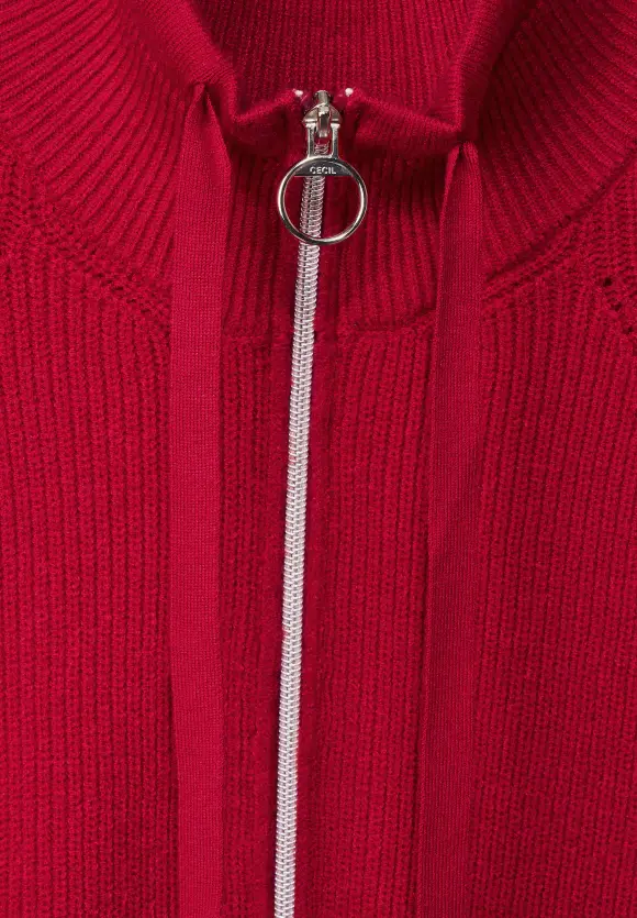 CECIL Cosy Zipper Strickweste