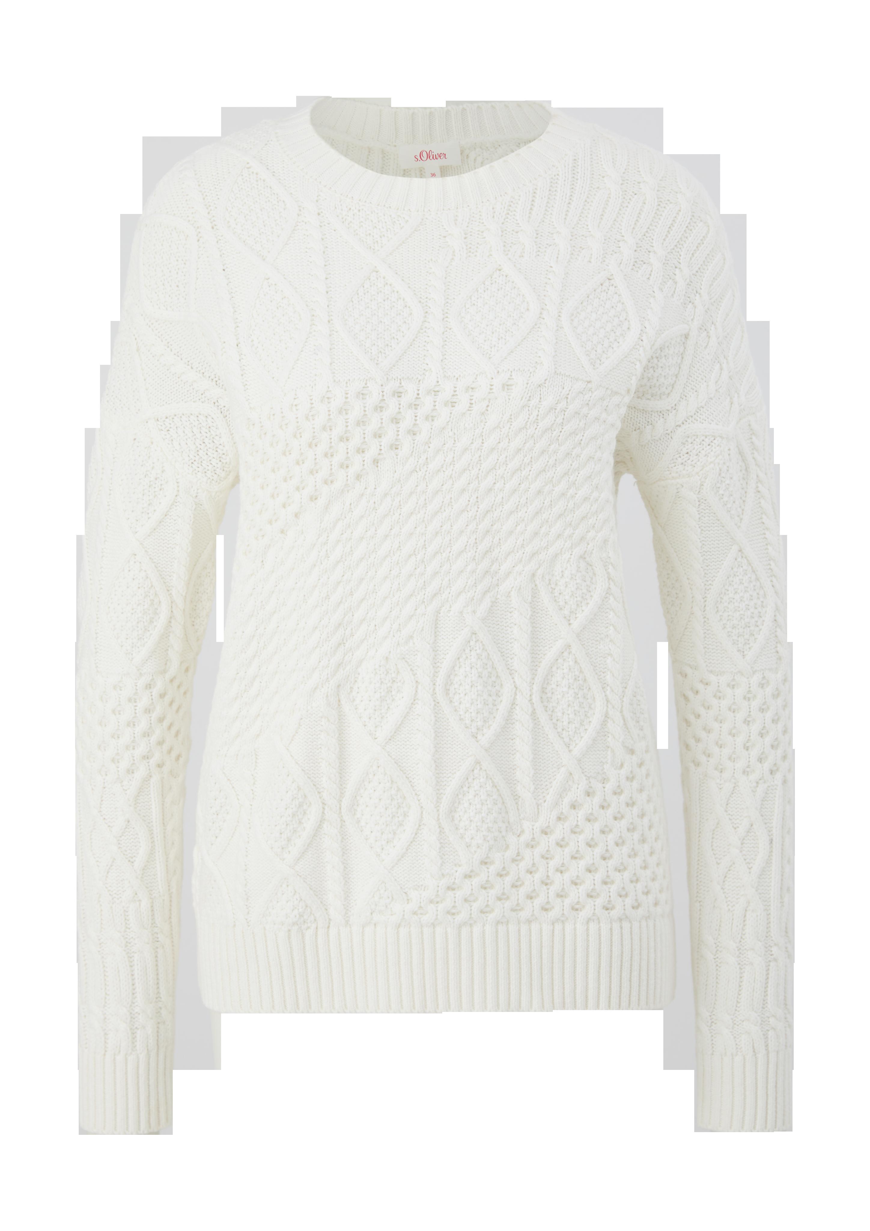 Strickpullover im Mustermix  2121261-0210