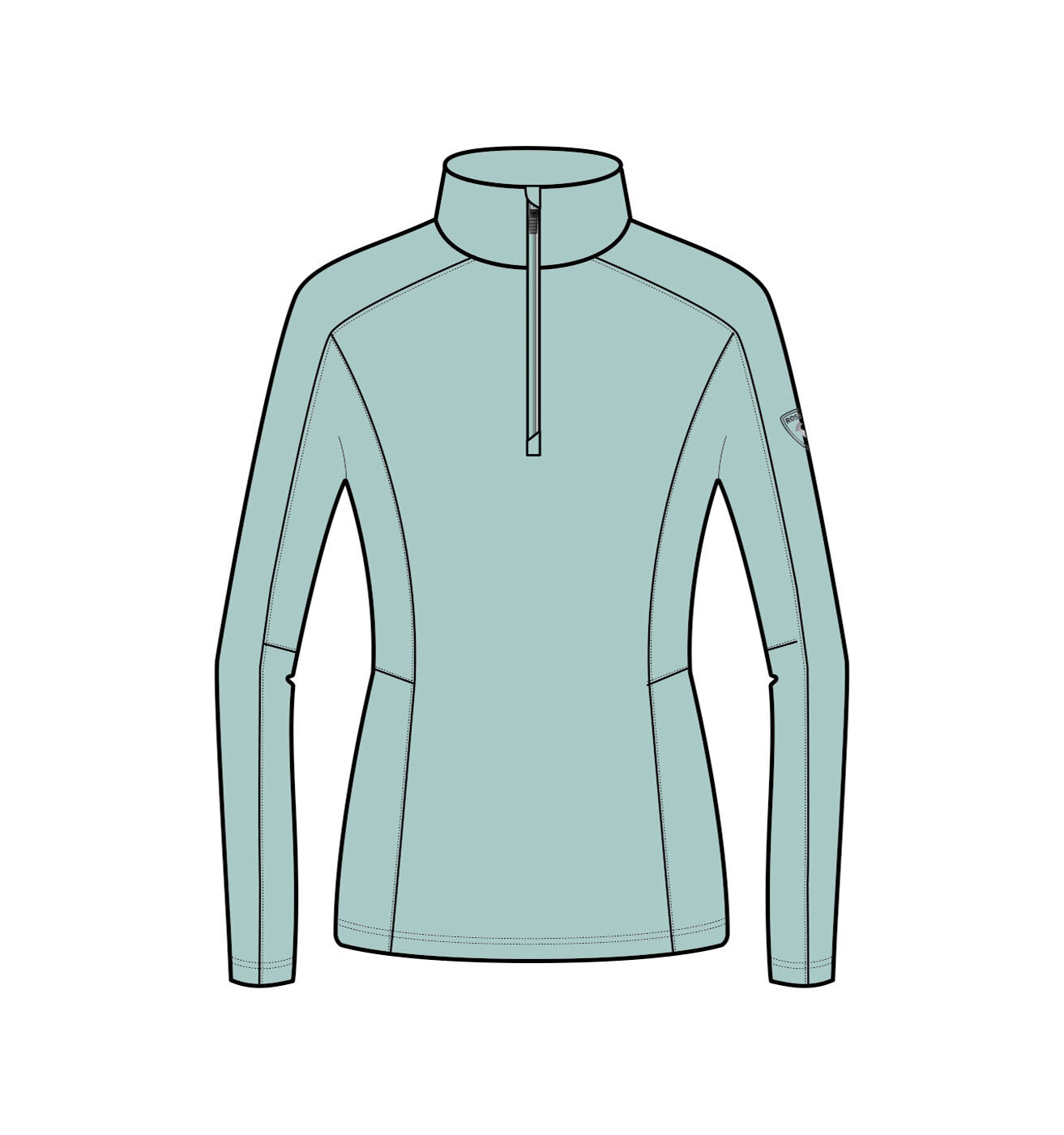 Sous-vêtement 1/2 Zip Classique Femme