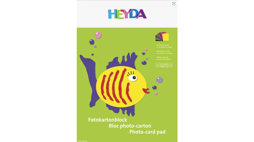 HEYDA Fotokarton-Block A3