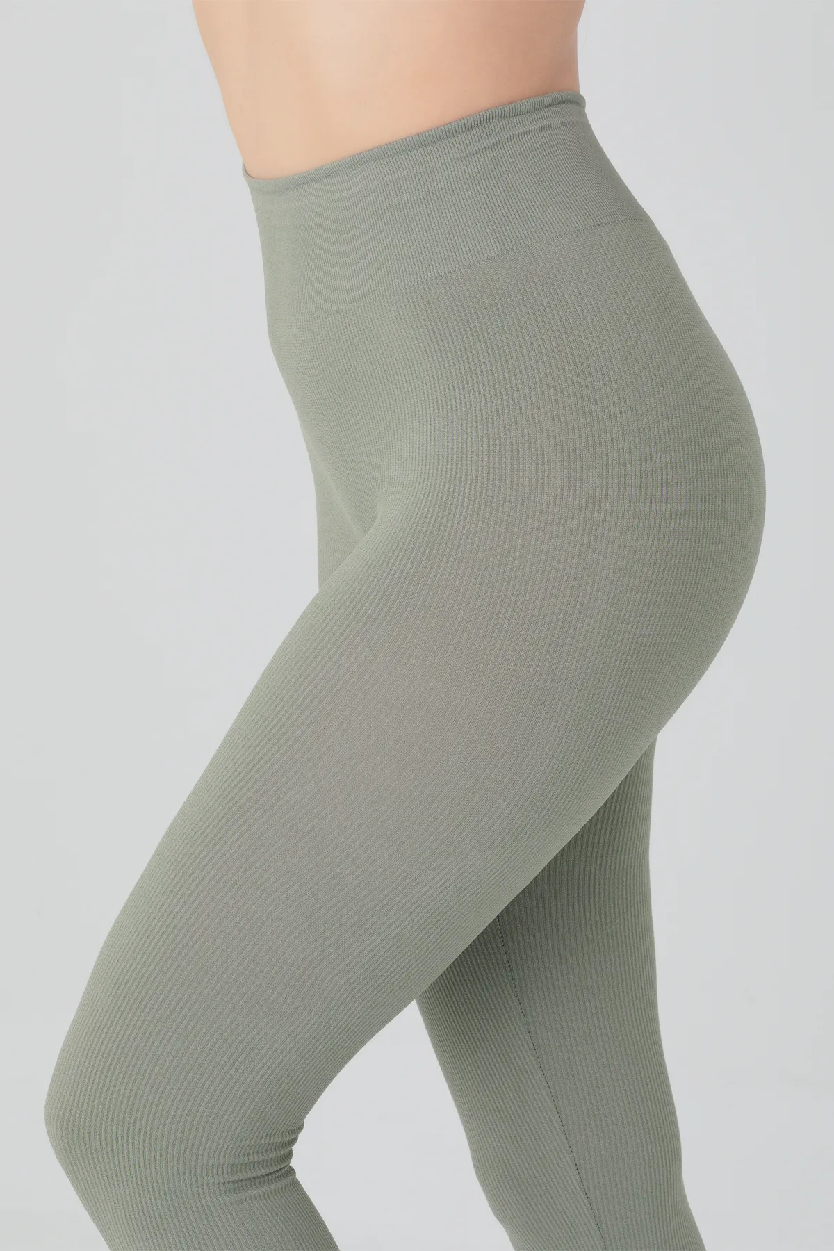 Doremi  Nahtlose gestrickte Leggings mit hoher Taille
