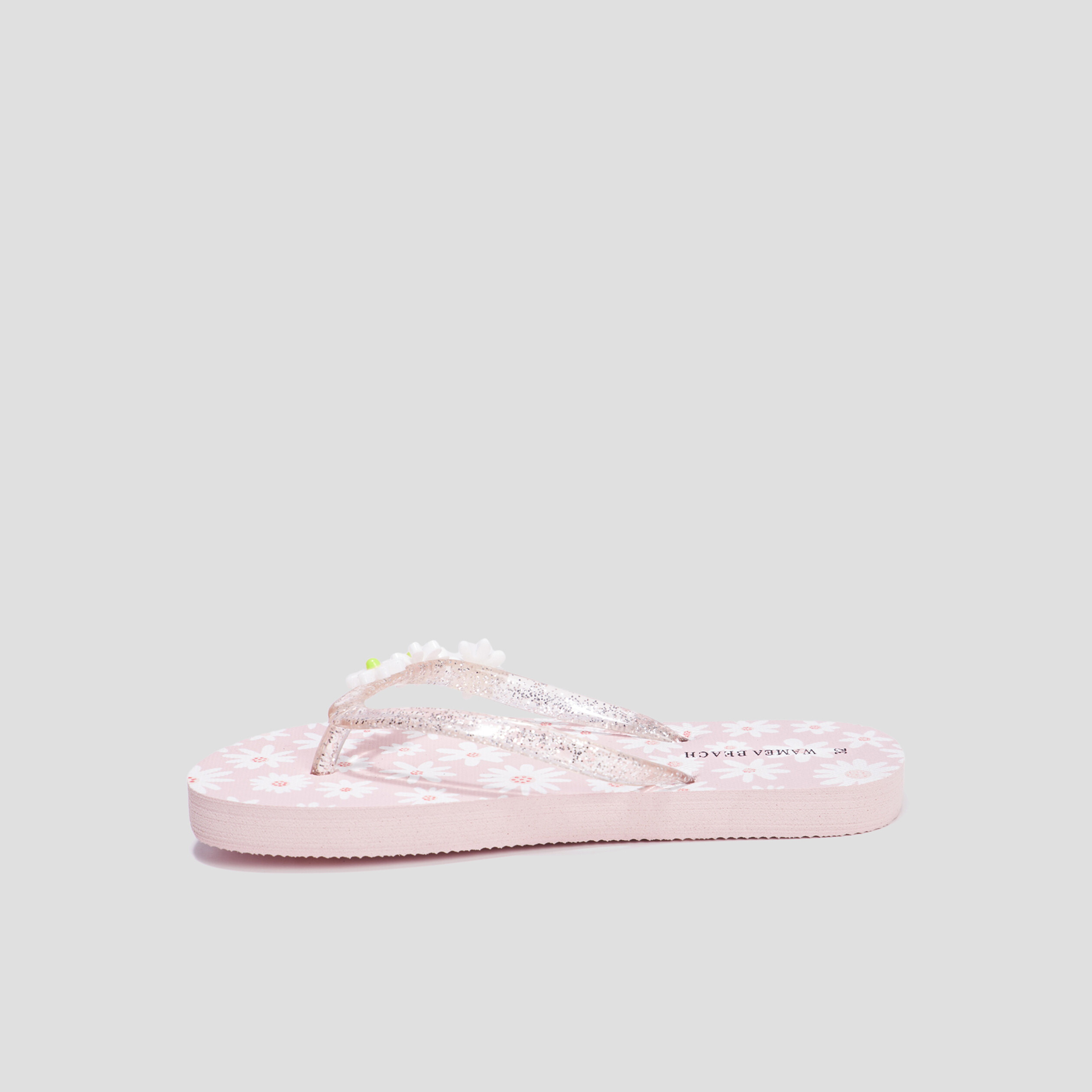 Tongs détails pailletés Wamea Beach rose fille | La Halle