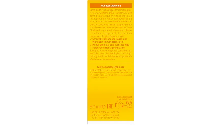 Weleda baby CALENDULA Wundschutzcreme