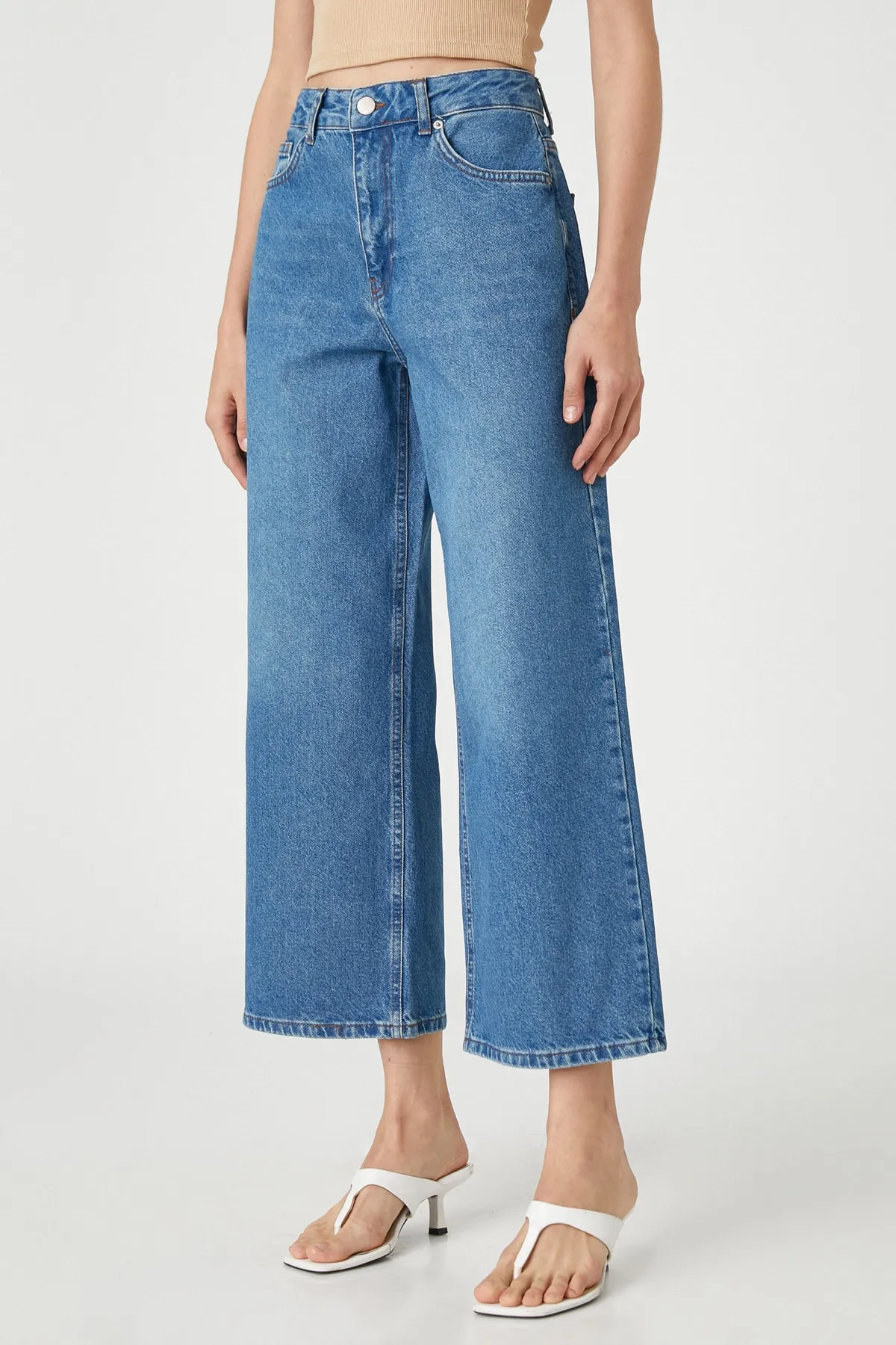 Koton  Dunkle Indigo-Jeans für Damen 3SAL40023MD