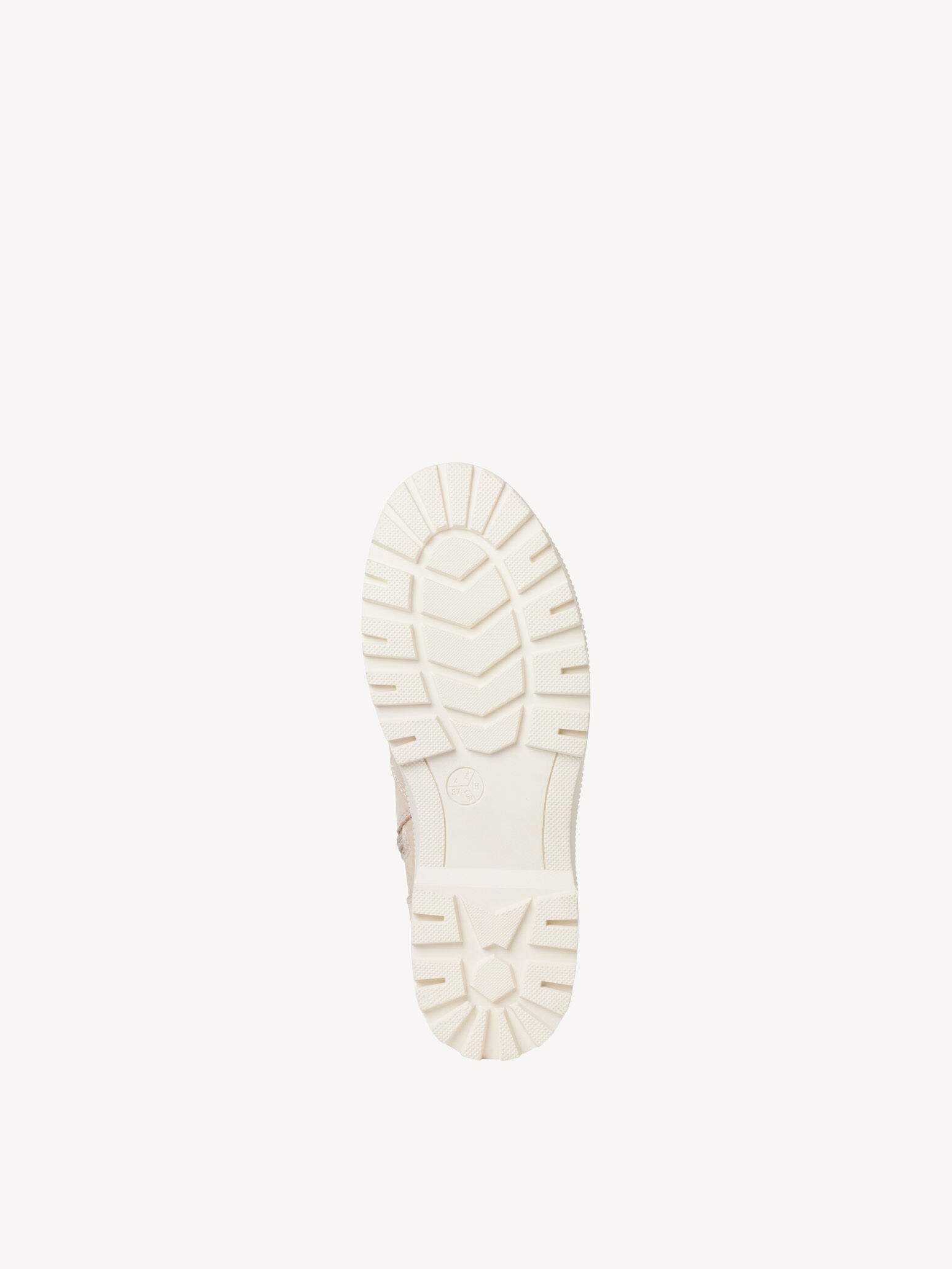 Bottine en cuir - beige