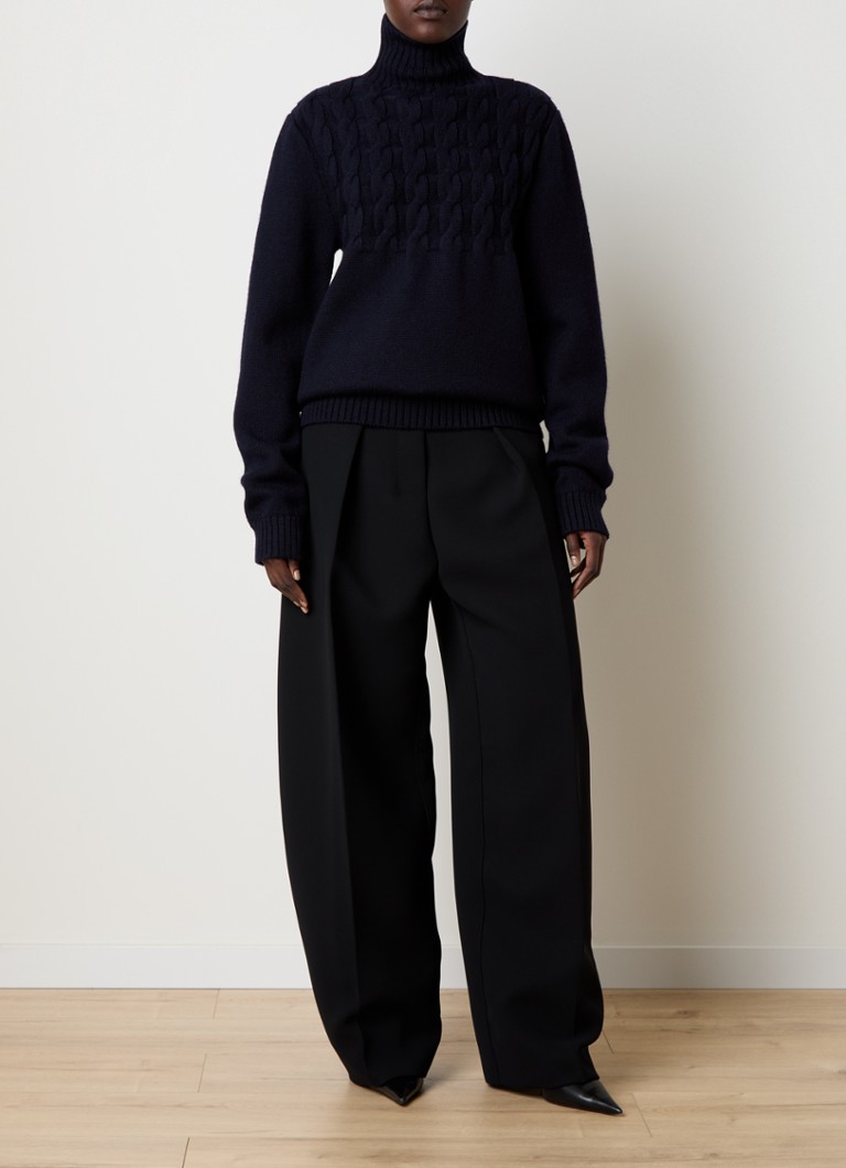 Maglione in lana merino a trecce di Maison Margiela