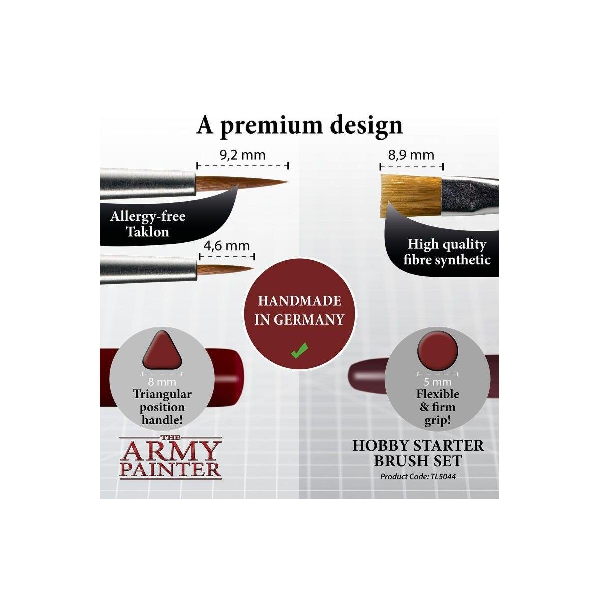 Army Painter Modellierwerkzeug TAPTL5044 - Hobby Starter- Pinselset