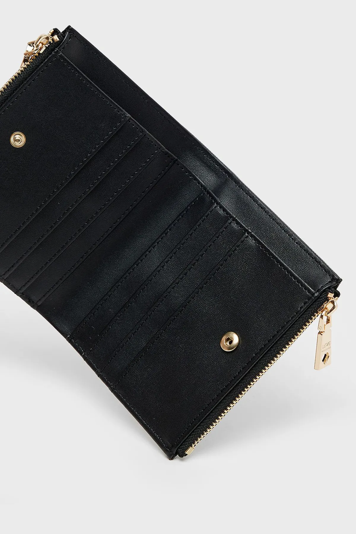 Love Moschino  Damen/Mädchen SCHWARZE Geldbörse