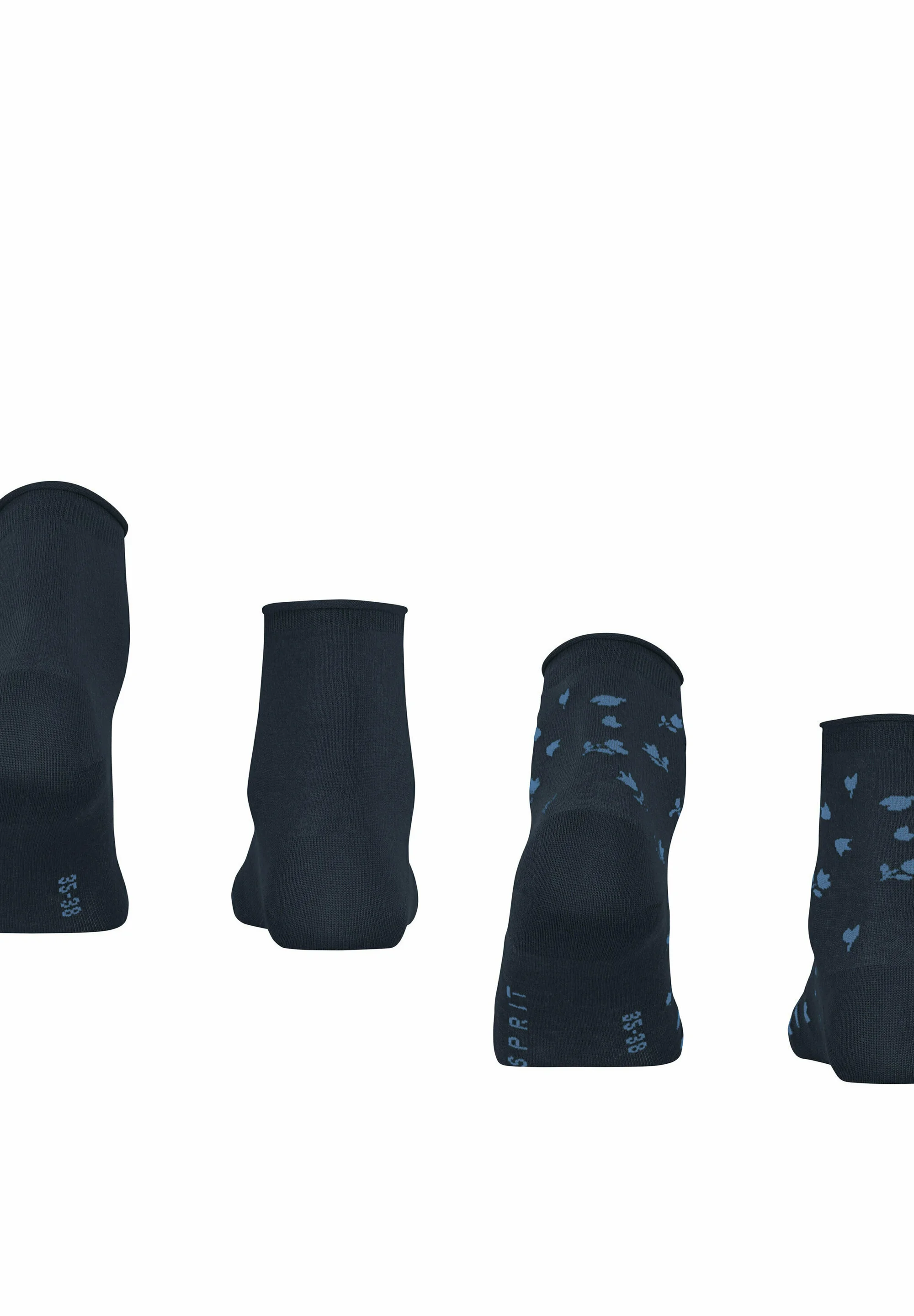Esprit Mini Flower Pack de 2 calcetines con estampado
