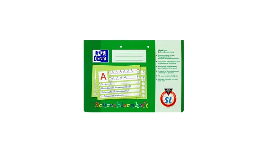 Oxford Schreiblernheft A4 Lineatur SL quer 16 Blatt