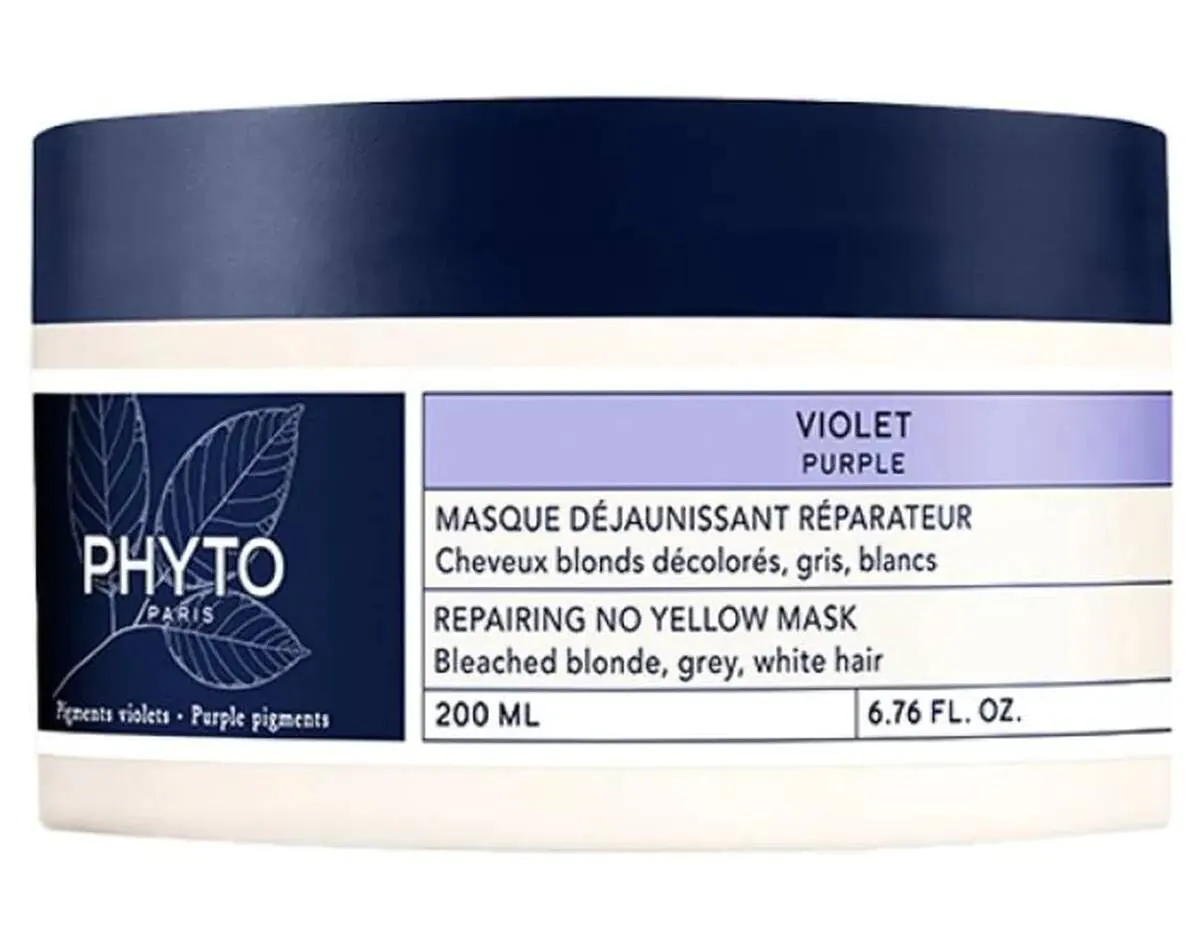 Phyto Purple regeneruojanti kaukė be geltonos spalvos
