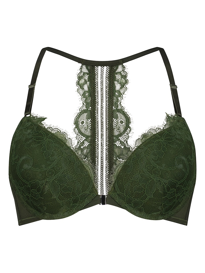 Hunkemöller Push-up-BH in Dunkelgrün günstig kaufen