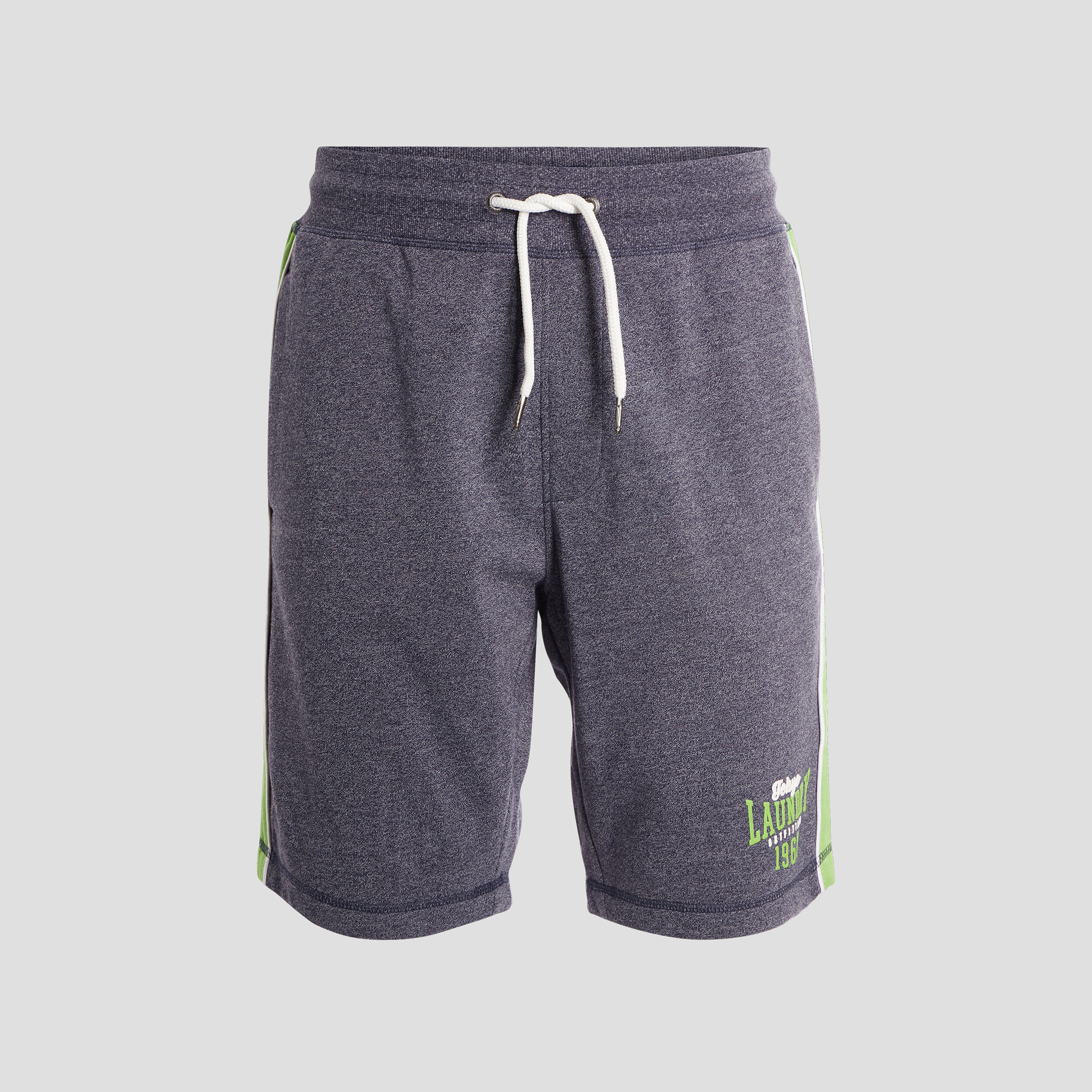 Short jogging molletonné droit bleu marine homme | La Halle