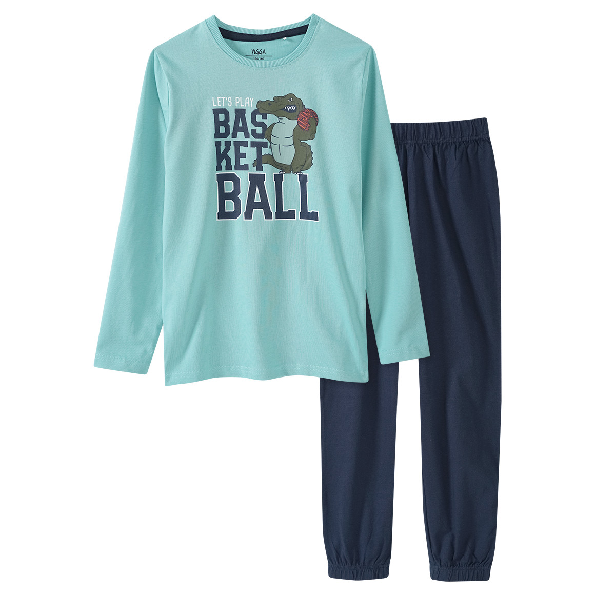 Jungen Schlafanzug mit Basketball-Print