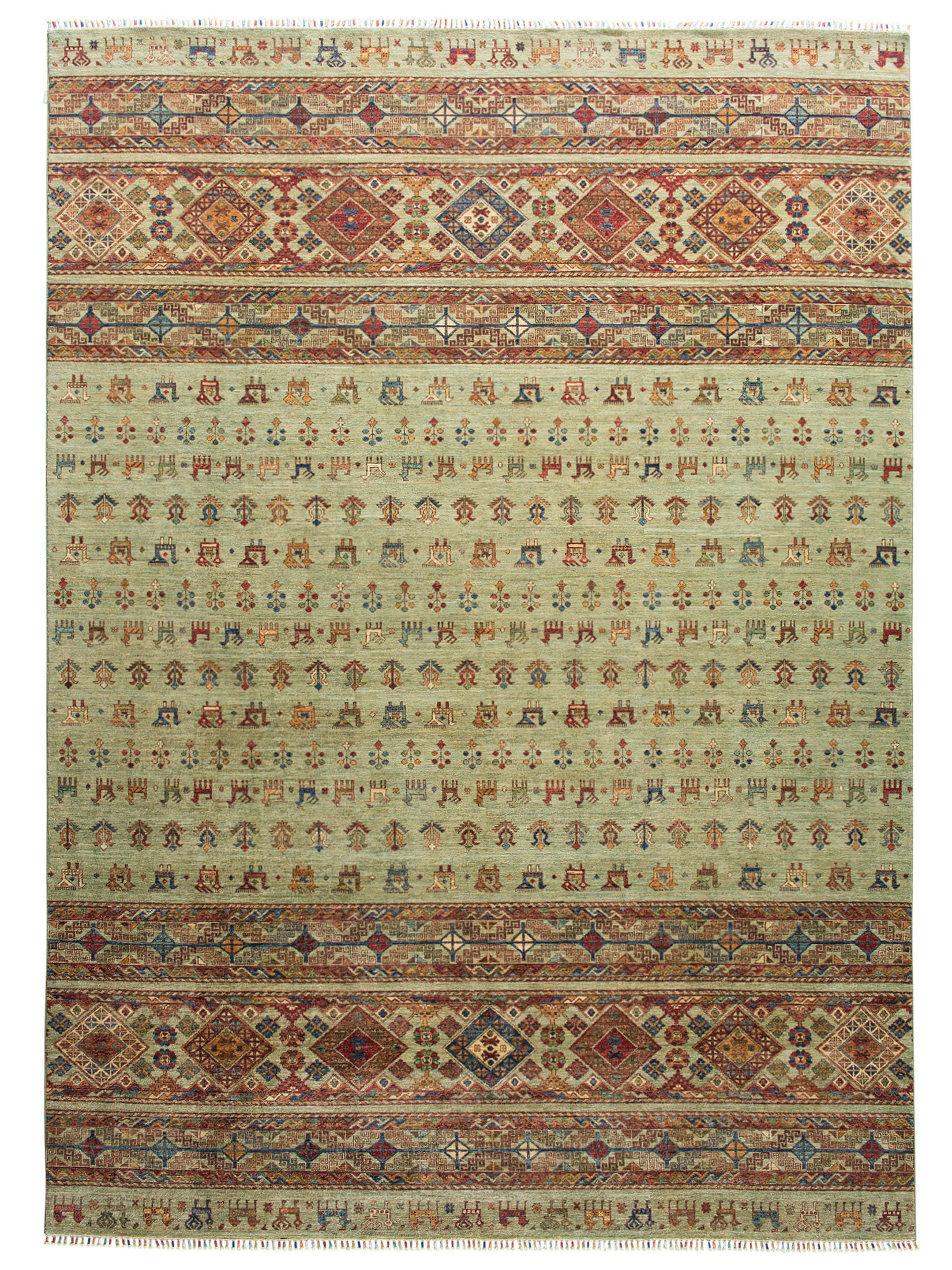 Chobi Schal ca. 268 x 370 cm, Unikat / Einzelstück