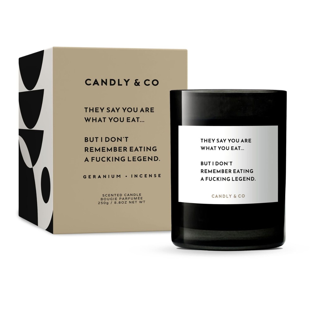 candly&co Bougie No. 1 “They say you are what youeat” Bougie