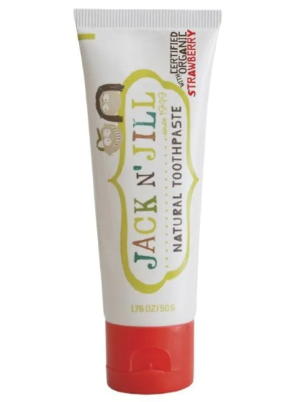 Jack N Jill Naturlig Tandpasta Økologisk Jordbær & Xylitol