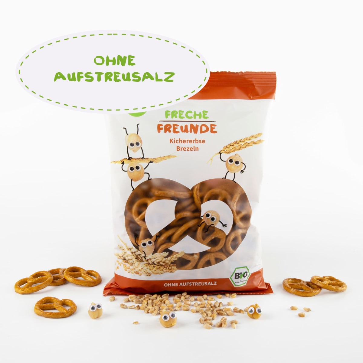 Kindersnack Freche Brezeln Kichererbse, 75 g