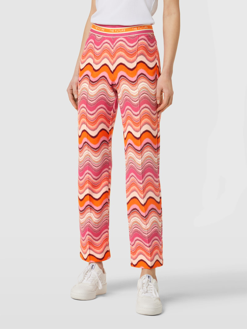 Hose in Strick-Optik Modell 'Rainee' in pink