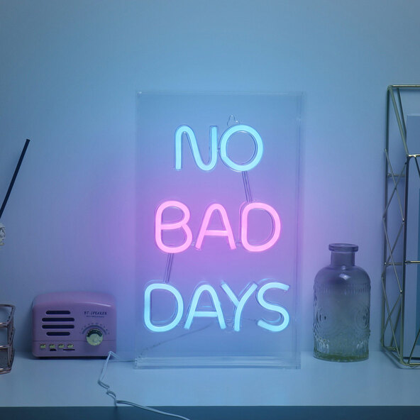 LED-Schild No Bad Days