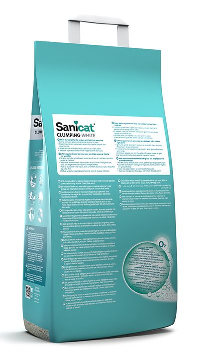 Sanicat Klumpende Katzenstreu mit frischem Baumwollduft