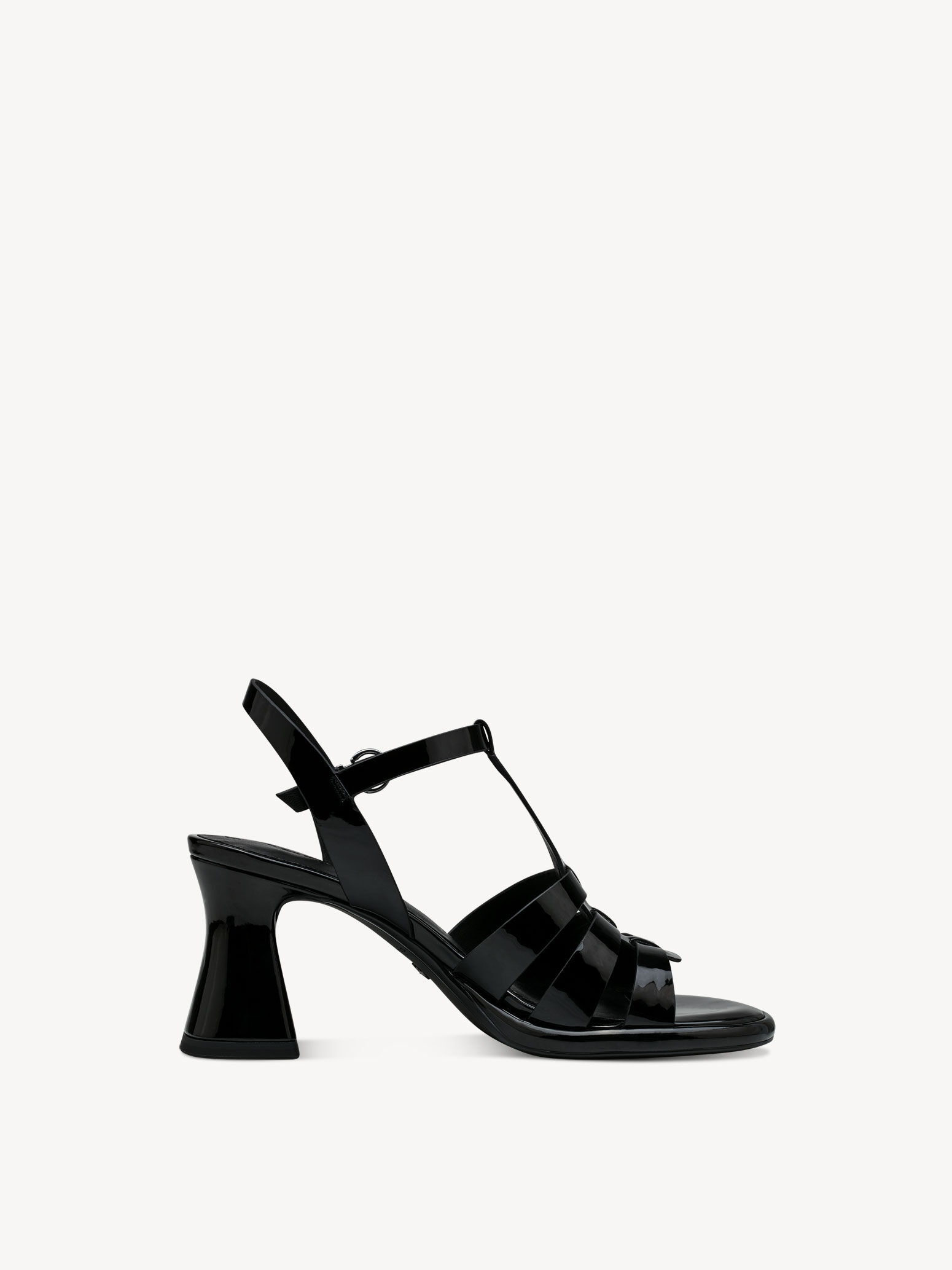 Sandale à talon - noir