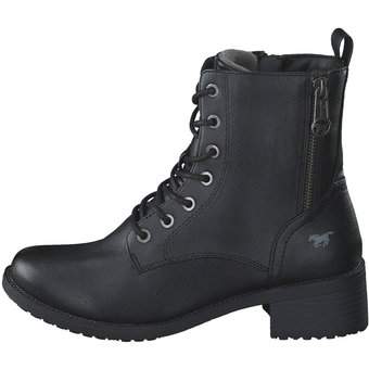 Mustang Schnürstiefelette in schwarz