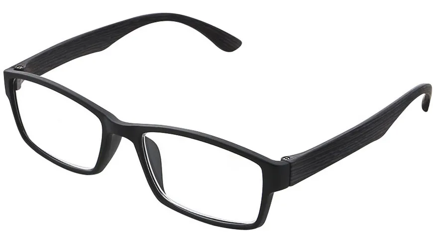 Quickreader Lesehilfe KLH176-1 +2.50 Kunststoff Holzoptik Grau