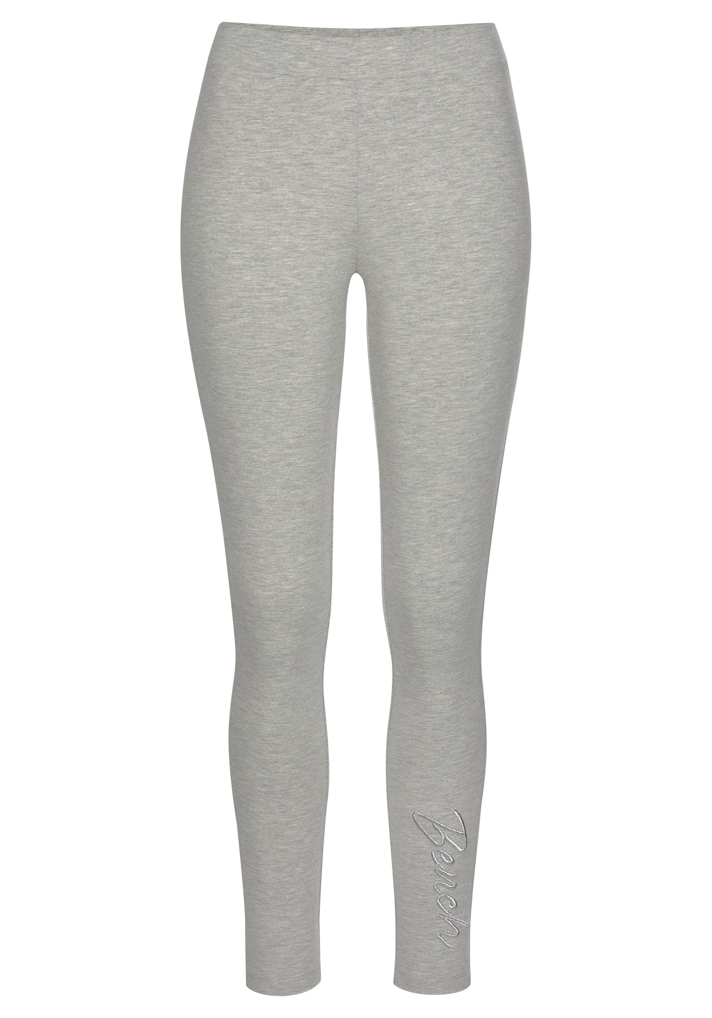 Bench. Loungewear Leggings mit glänzender Logostickerei