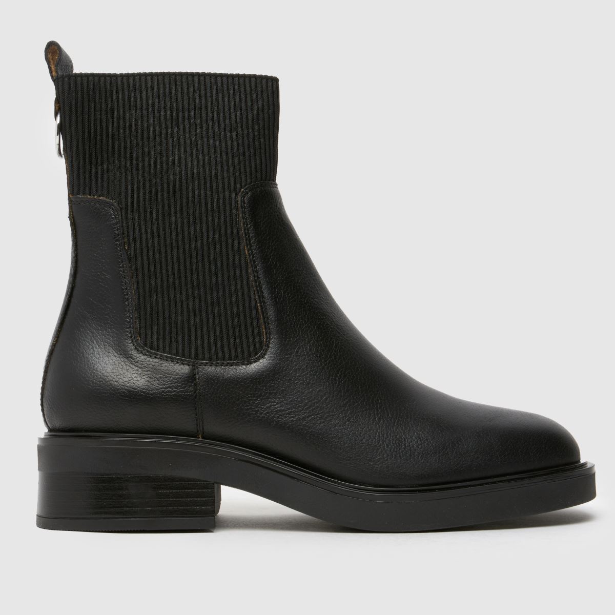 Schuh Constance bőr chelsea csizma fekete színben