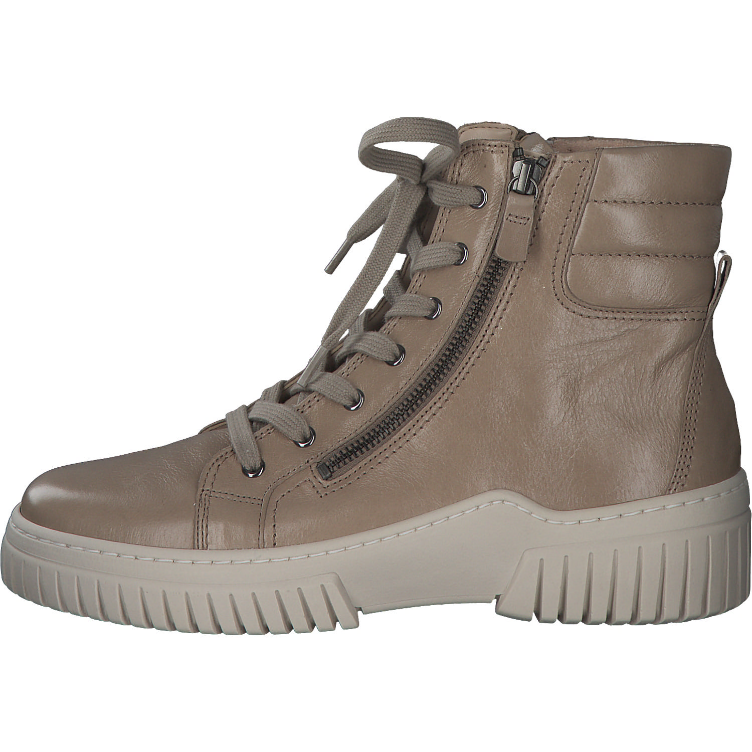Gabor 93.761, Schnürstiefeletten, Damen, Kiesel (beige)